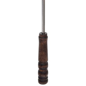 Набор шампуров 4 шт с деревянными ручками, длина 50 см, ширина 5 мм