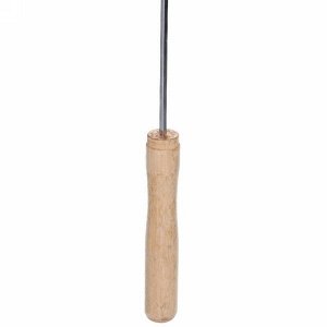 Набор шампуров 6 шт с деревянными ручками, длина 41 см, ширина 3 мм