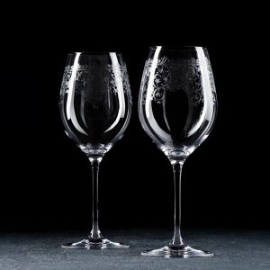 Набор бокалов для вина RONA Celebration. Европейский декор, 470 мл, 2 шт