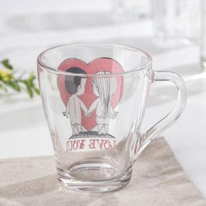 Кружка GiDGLASS Love you, 250 мл