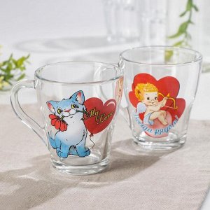 Кружка GiDGLASS Love you, 250 мл