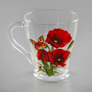 Кружка GiDGLASS «Лето», 250 мл, рисунок МИКС, подарочная упаковка