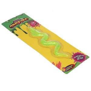 52005-JK Игрушка лизун-липучка змея, цвет в ассорт. на блистере ИГРАЕМ ВМЕСТЕ в кор.4*72шт