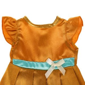 OTF-2104D-RU Одежда для кукол 40-42см атласное платье КАРАПУЗ в кор.100шт