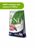 Farmina N&amp;D Grain Free Prime сухой беззерновой корм для собак мелких пород Ягненок/Черника 2,5кг