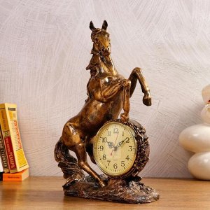 Часы настольные "Конь", дискретный ход, 27 х 12 х 36.5 см