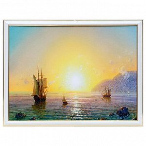 Картина "Морской закат" 33х43 см