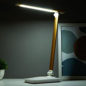 RISALUX Лампа настольная сенсорная 16097/1GD LED 4Вт USB боло-золотой 28,5х10,3х37,5 см