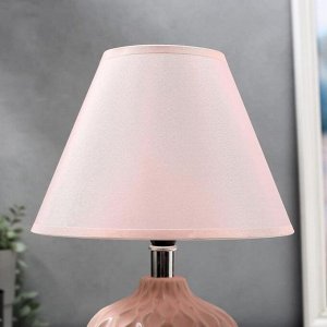 Лампа настольная 16367/1PK E14 40Вт розовый 20х20х30 см