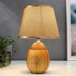 Лампа настольная 16305/1BR E14 40 Вт светлое дерево 20x20x31 см