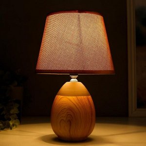 Лампа настольная 16305/1BR E14 40 Вт светлое дерево 20x20x31 см