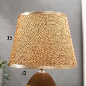 Лампа настольная 16305/1BR E14 40 Вт светлое дерево 20x20x31 см