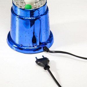 Светильник "Рыбки" LED хром синий h=60 см