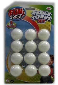 3705-12 Шарик для настольного тенниса TABLE TENNIS SET(12шт)