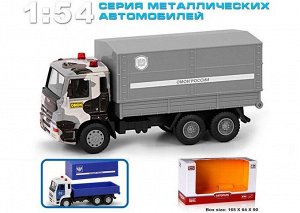 6513A Машина Камаз-ОМОН России 1:54 металл.инерционная в кор.