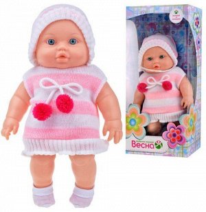 В2833 Малышка Весна 12 девочка кукла пластмассовая 30 см