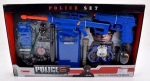 270-4 Набор Полицейский на бат(свет,звук)13 предметов в коробке