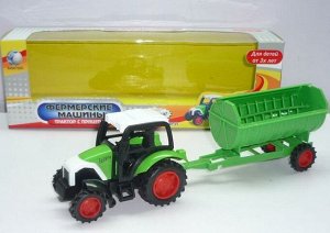 6822/2012-2 Трактор с прицепом металл.в коробке