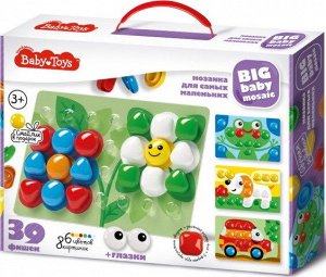 02523 Мозаика для самых маленьких 39 элементов 6 цветов Baby Toys