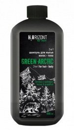 Шампунь Vilsen GREEN ARCTIC 2в1 для мытья волос, тела 500мл муж флакон /18 H2O-210