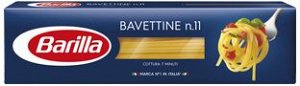 Макароны "Барилла" BAVETTINI №11 450г (лапша дл узкая/ баветтини) 1/24, шт