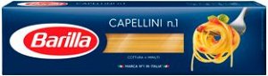 Макароны "Барилла" CAPELLINI №1 450г (верм длин паутинка / капеллини) 1/24, шт