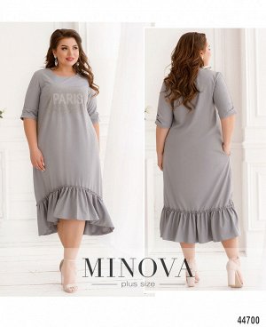 Платье №20-025-серый