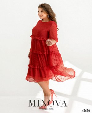 Платье №997-красный