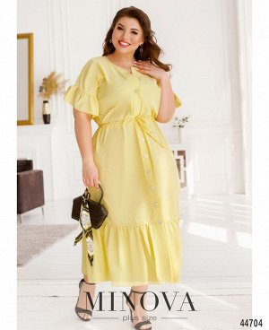 Платье №8-293-жёлтый