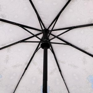 Зонт автоматический «Узор», 3 сложения, 8 спиц, R = 52 см, цвет МИКС