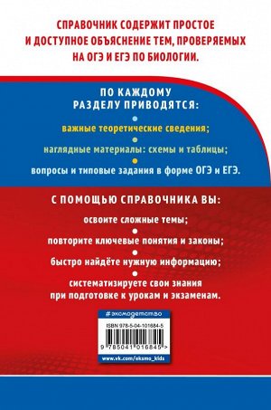 Садовниченко Ю.А., Пастухова Н.Л. Биология. Готовимся к ОГЭ и ЕГЭ