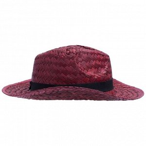 Шляпа Daydream, цвет красный с чёрной лентой