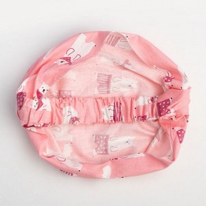 Косынка для девочки, цвет розовый, размер 48-52