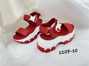 Женские сандалии 1207-10 красные (бордовые)