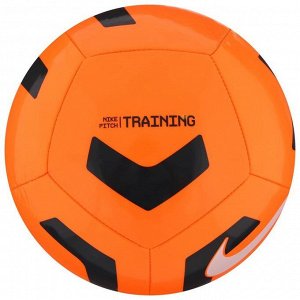 Мяч футбольный NIKE Pitch Training, размер 5, 12 панелей, ТПУ, машинная сшивка, бутиловая камера, цвет оранжевый