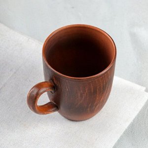 Чашка "Чайная", гладкая, красная глина, 0,3 л