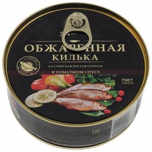Килька в т/с балт н/р 240г "За Родину" ОБЖАРЕННАЯ лит ключ (0015) 1/48, шт