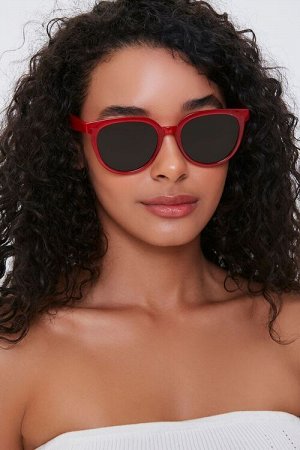 Очки - Round Frame Sunglasses