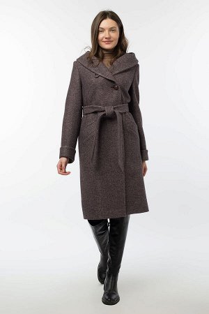 01-10523 Пальто женское демисезонное (пояс)
