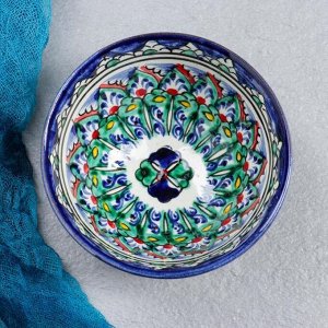 Пиала узбекская Риштанская Керамика «Узоры», 200 мл, d=11 см, МИКС