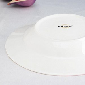 Тарелка суповая Magistro «Миледи», 480 мл, d=20,2 см