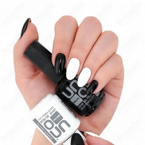 Гель-лак для ногтей, Uno Super Black, 15 мл