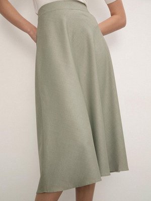 Однотонная юбка А-силуэта S929/lora