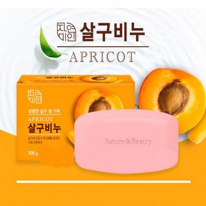 Восстанавливающее туалетное  мыло с маслом абрикоса "Rich Apricot Soap" (кусок 100 г) / 36