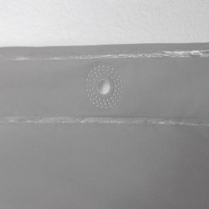 Набор для ванной SAVANNA «Комфорт»: штора 180x180 см, ковёр 40x60 см, цвет серый