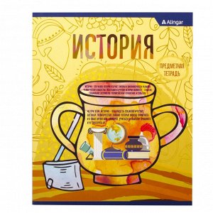 Комплект предметных тетрадей А5 36л., 10 предметов, со справочным материалом, на скрепке, мелованный картон, Alingar