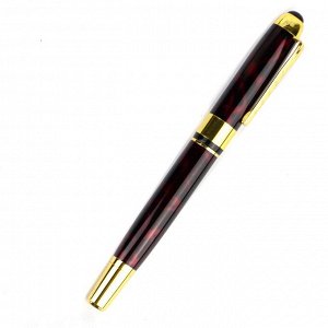 Ручка подарочная шариковая, Alingar, синяя, 1,0 мм., бордовый металлический корпус