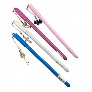 Ручка шариковая TUKZAR  "Микс 5", 0,5 мм, синяя, круглый, цветной пластиковый корпус, картонная упаковка