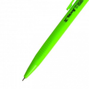 Ручка шариковая Yalong, синяя, автоматическая, 0,7 мм., пластиковый корпус, цвет неоновый, ассорти