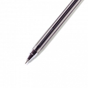 Ручка шариковая, Alingar, "Extra Soft" синяя, 0,7 мм., игольчатый наконечник, прозрачный пластиковый корпус